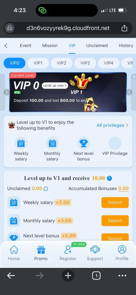 888PKR VIP Member Previllages